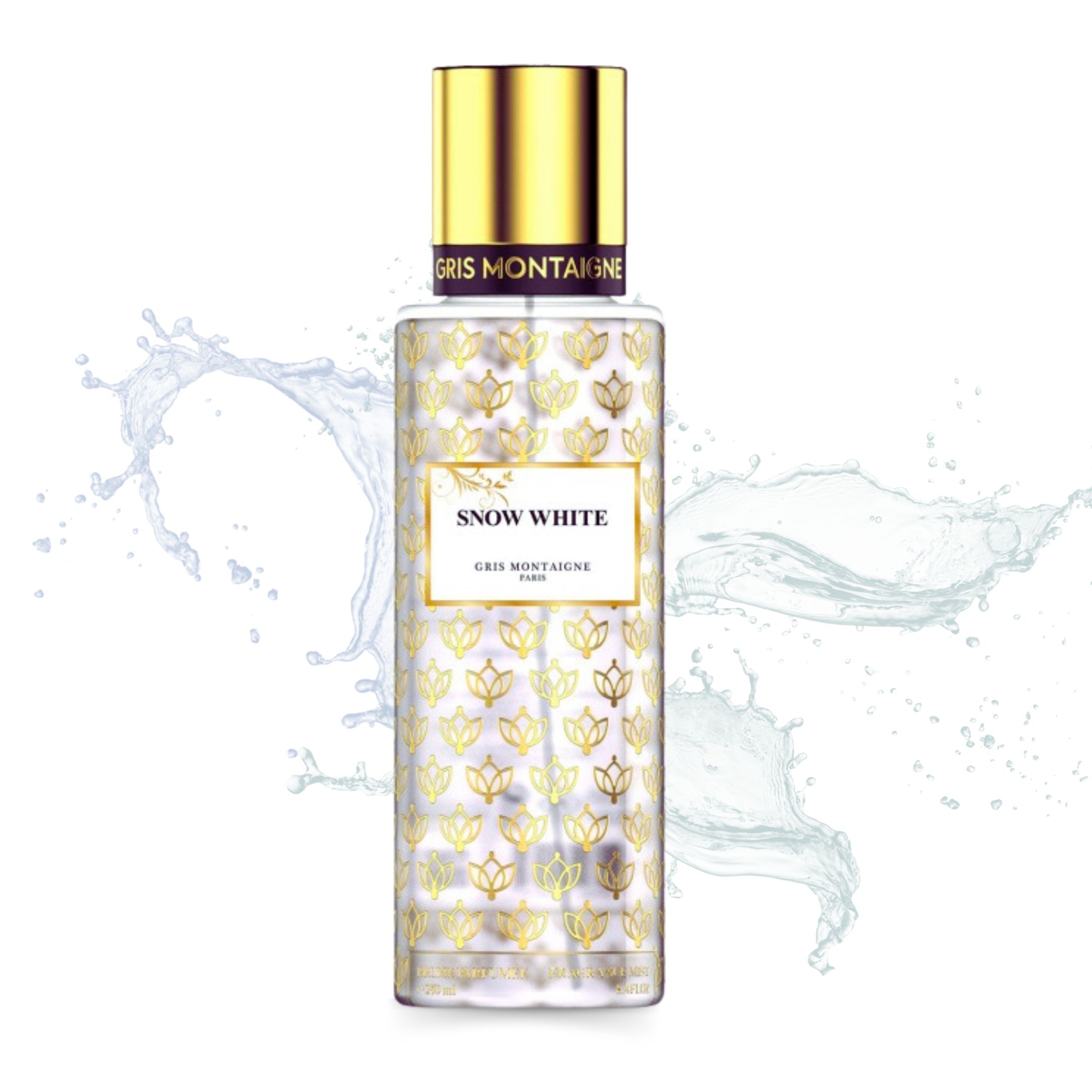 Brume pour le corps et cheveux Gris Montaigne paris Snow White rafraichissant made in france