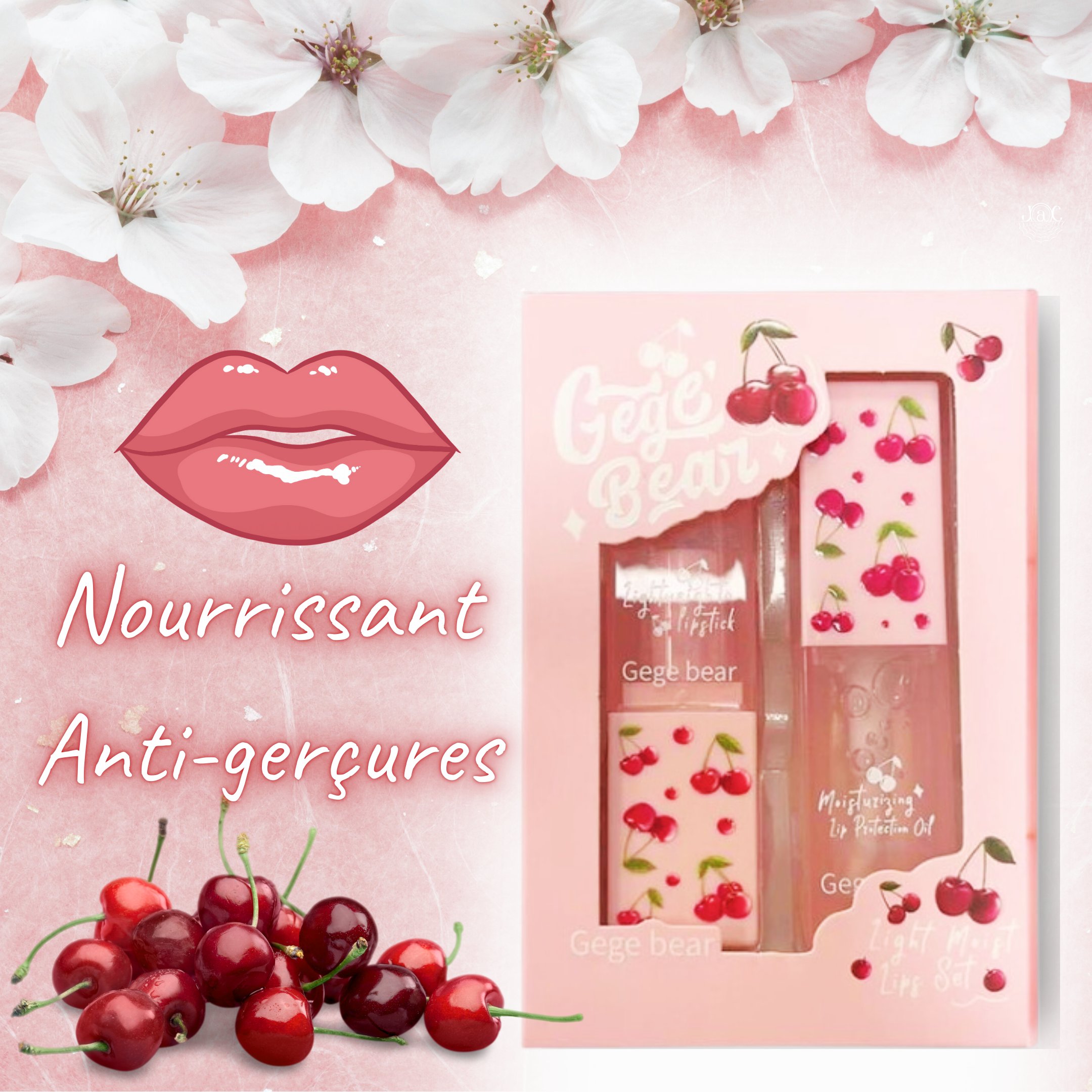 le style de fysso coffret petit prix le bon plan soin levre gloss anti gercure nourissant ceris femme enfant