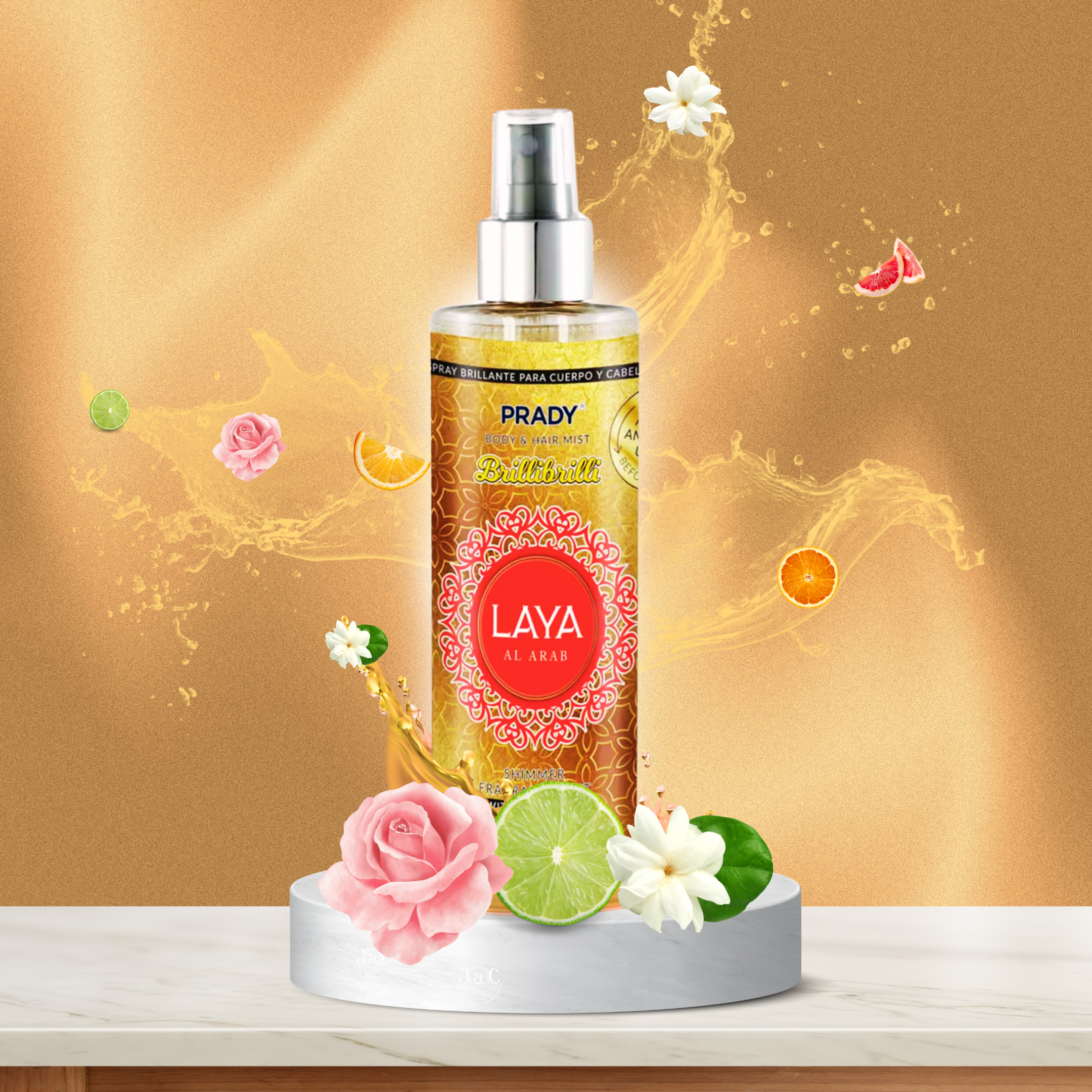 le style de fysso coffret voyage des sens brume prady corps et cheveux orange