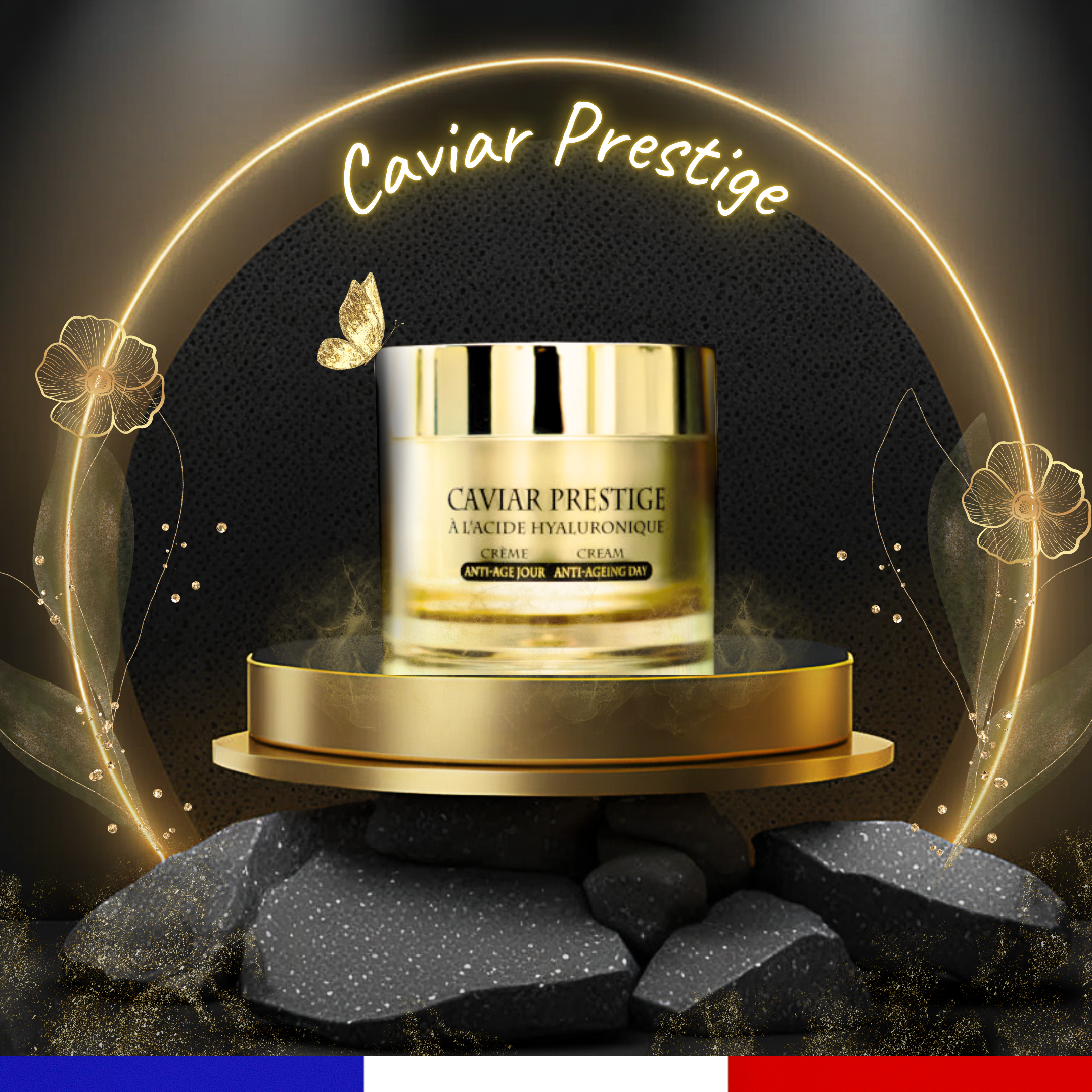 le style de fysso creme caviar prestige gris montaigne paris made in france coffret luxe a la francaise