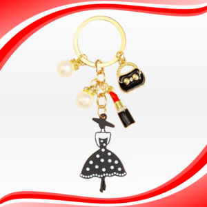 Porte clés femme élégante