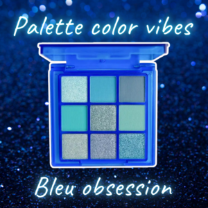 Palette fard à paupière color vibes bleu