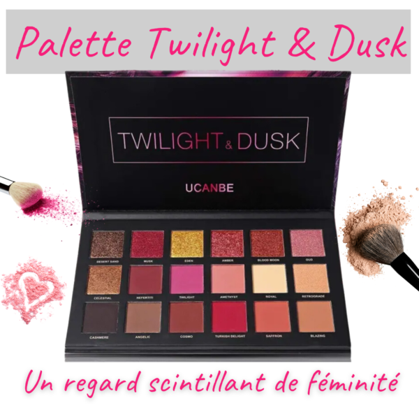 palette twilight lestyledefysso.fr maquillage femme ado bon plan petit prix cadeau fashion paillette