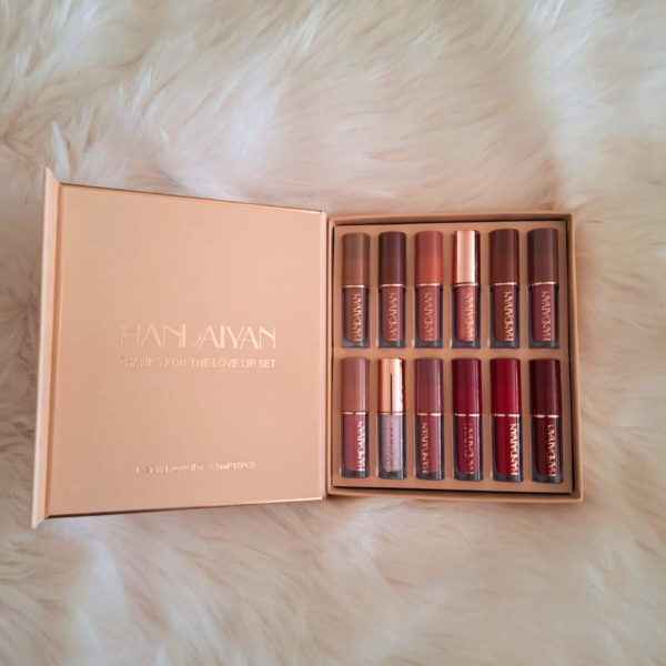 Coffret gloss le styledefysso.fr femme maquillage tendance 12 couleurs