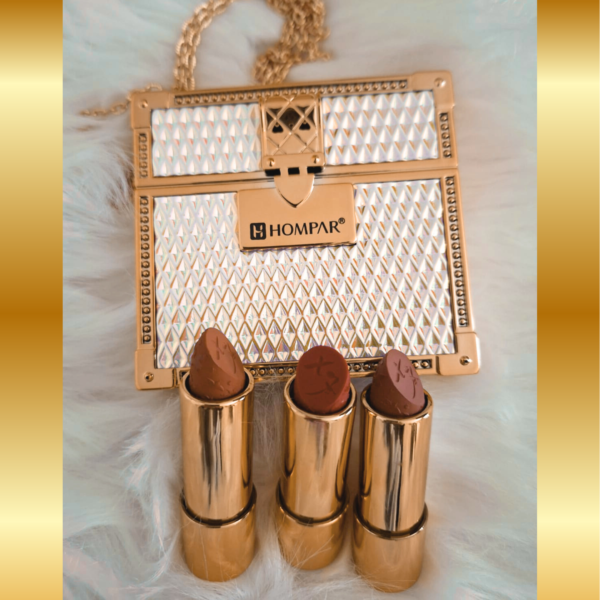 lestyledefysso.fr coffret maquillage 3 rouge à lèvre sac
